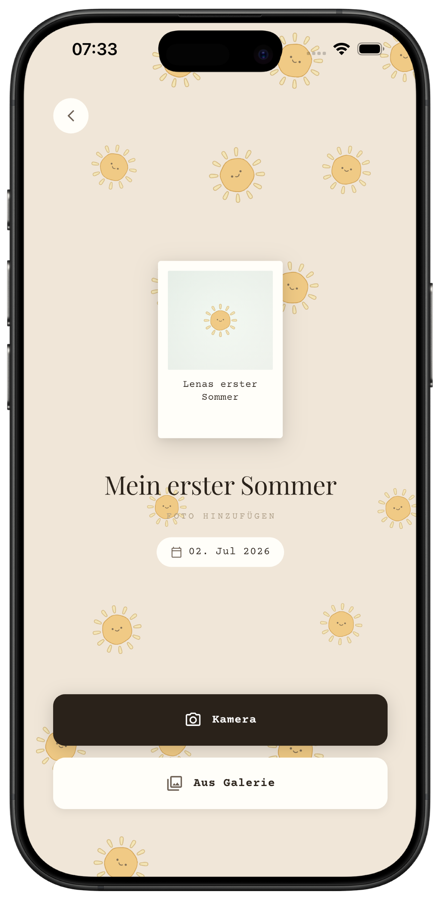 Meilenstein erstellen (Mockup)